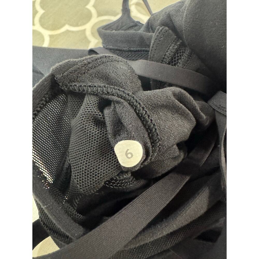 Lululemon Black Just Breathe Tank Top Size 6 - Picture 6 of 6
